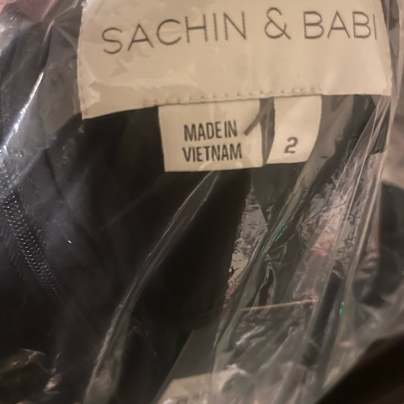NWT In dust bag Sachin and Babi Black Jessica Maxi Dress, size 8 - Picture 5 of 5